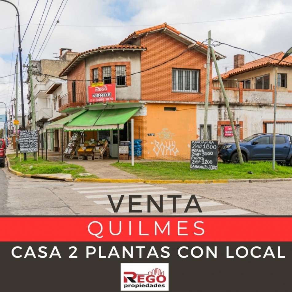 NUEVO VALOR- GRAN OPORTUNIDAD: CASA DE 2 PLANTAS CON LOCAL EN ESQUINA PARA ALQUILAR