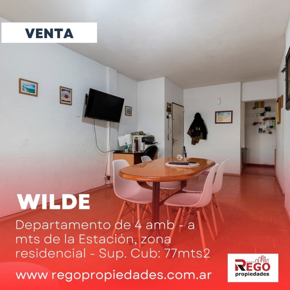 DEPARTAMENTO DE 4 AMB. 77 MTS2- APTO CREDITO