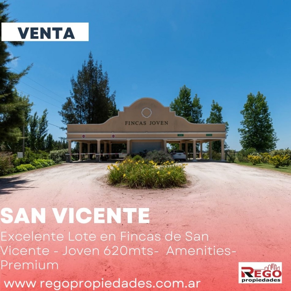 VENTA: Lote en Fincas de San Vicente - Sector Joven-620mts2 - Amenities Premiun