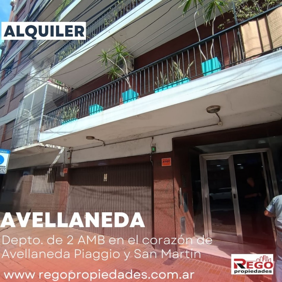 ALQUILER- Departamento de 2 ambientes- Avelleneda Centro