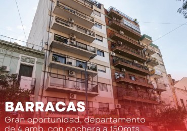 VENTA DEPARTAMENTO 4 AMBIENTES CON BALCON UBICADO EN BARRACAS