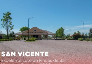 VENTA: LOTE- FINCAS DE SAN VICENTE SPORTING-2000mts